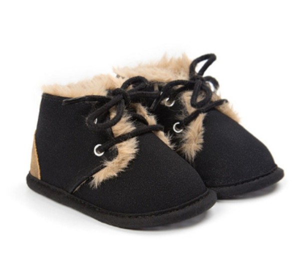 Gyermek téli puhatalpú cipő A2571 fekete 12-18 hónap