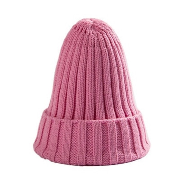 Γυναικεία χειμερινή beanie καπέλο ροζ