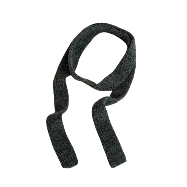 Γυναικεία Σκ scarf 135–175 cm Μονόχρωμη Μαλακή Ακρυλική Σκ scarf Ζεστή Ελκυστική Μοντέρνα Προσθήκη για Φθινόπωρο και Χειμώνα Άνετη Σκ scarf για Καθημερινή Χρήση σκούρο γκρι