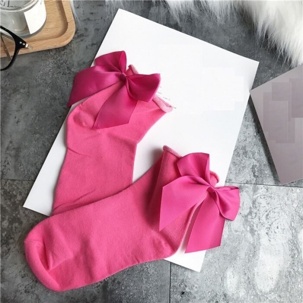 Γυναικείες κάλτσες με φιόγκο 2