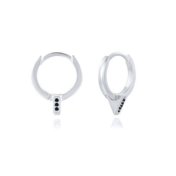 Γυναικείες σκουλαρίκια H719 ασημί 2