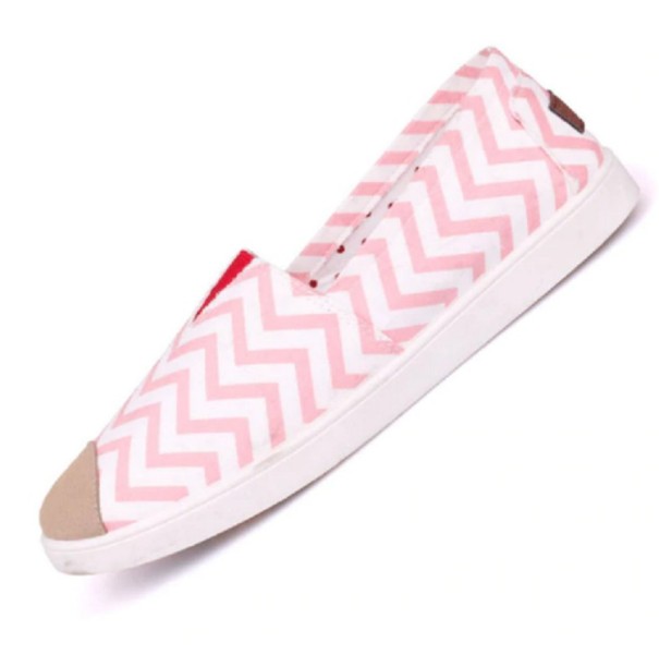 Γυναικείες slip-on αθλητικές παπούτσια με σχέδιο ροζ 38
