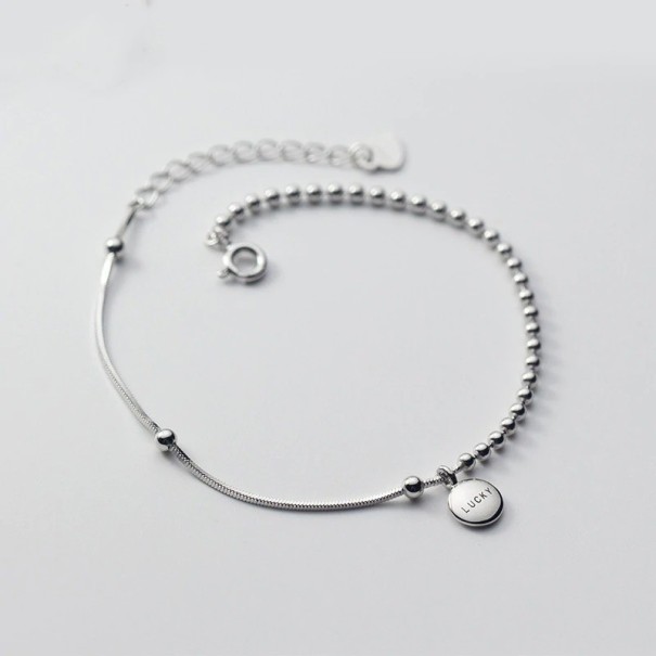 Γυναικείο βραχιόλι lucky ασημί