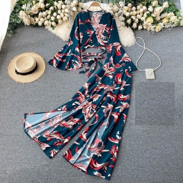 Γυναικείο crop top και παντελόνι B1138 3