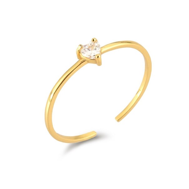 Γυναικείο δαχτυλίδι με καρδιά D1689 5