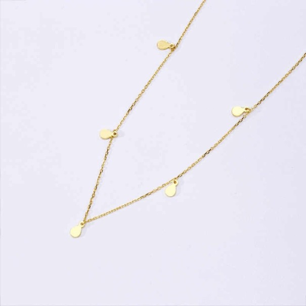 Γυναικείο κολιέ M89 χρυσό 5