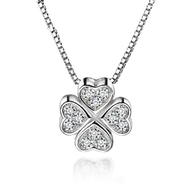 Γυναικείο κολιέ με τετράφυλλο G485 1