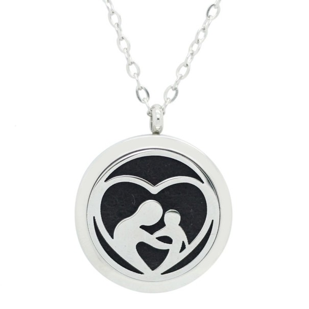 Γυναικείο κολιέ - ΜΕΔΑΛΙΟΝ J1829 ασημί