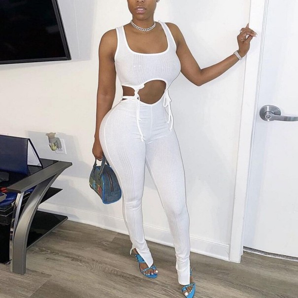 Γυναικείο Οβεράλ A2913 λευκό XS