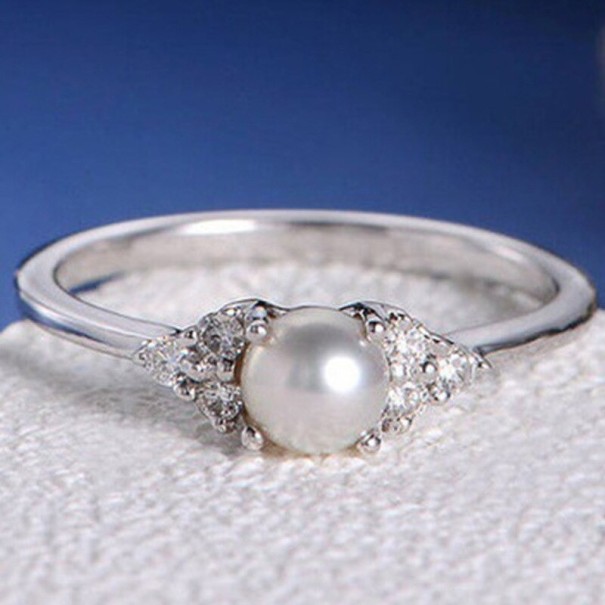 Gyöngyös női gyűrű D2945 ezüst 9