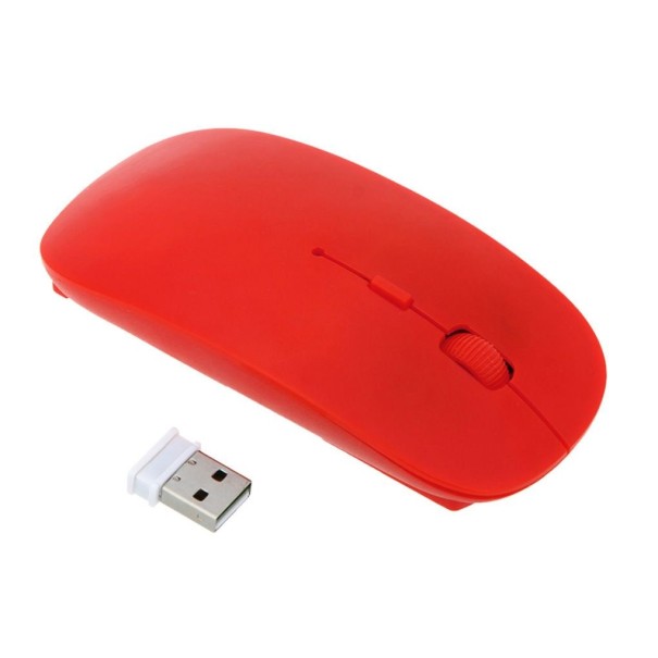 H9 Slim draadloze muis rood