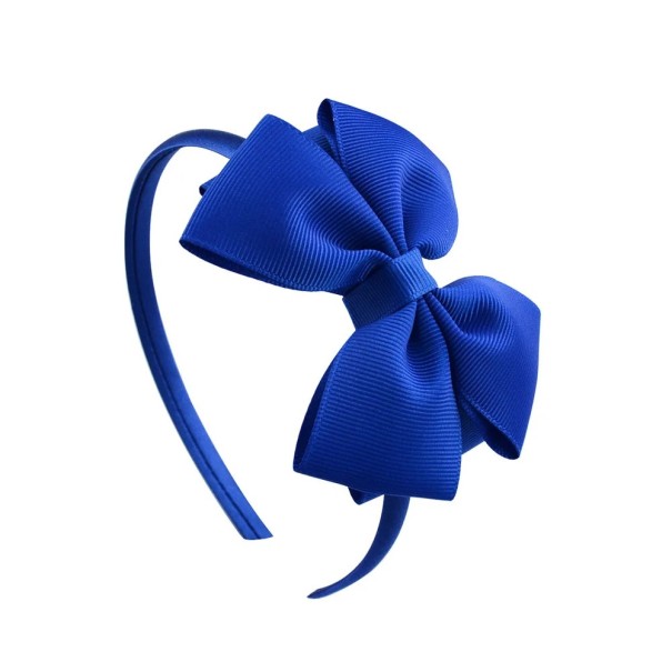 Haarband met strik 10,16 × 3,81 cm Elegant haaraccessoire Dames haarband met decoratieve strik voor dagelijks gebruik en feestelijke gelegenheden donkerblauw