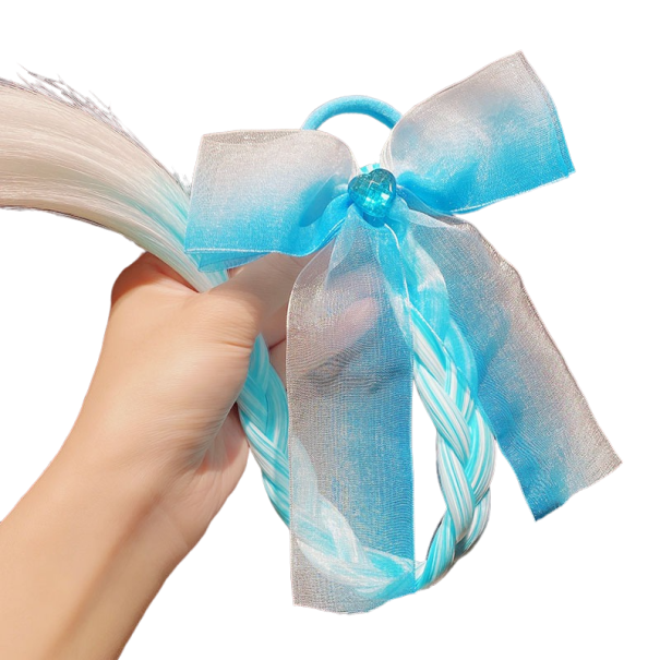 Haargummi mit Haarteil für Kinder 21