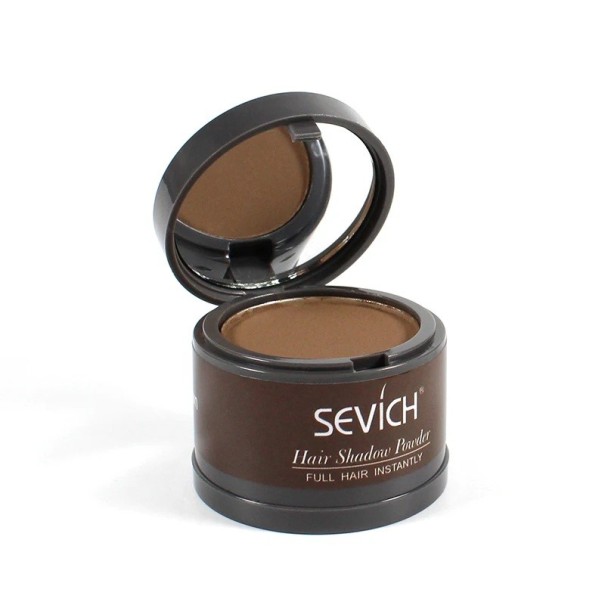 Haarlijnvulpoeder 4g Correctie van hoeken en dunne plekken in het haar Highlighting van de scheiding Natuurlijke look Eenvoudige toepassing Brown