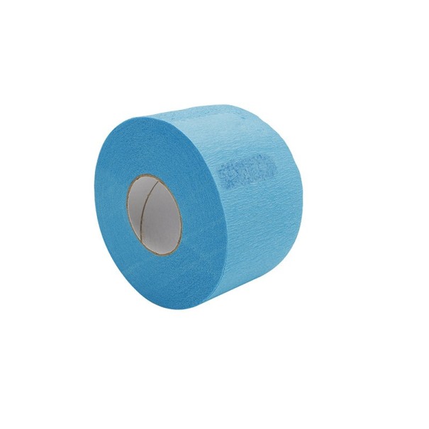 Haarschneide-Krepp-Nackenband, Papier-Hals-Haarausfall-Kragen, Friseur- und Friseurwerkzeug, Rolle mit Papier-Nackenband, 10,7 x 6,7 cm blau