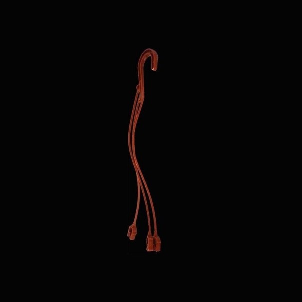 Hængende blomsterpotteholder 10 stk. brun 24 cm