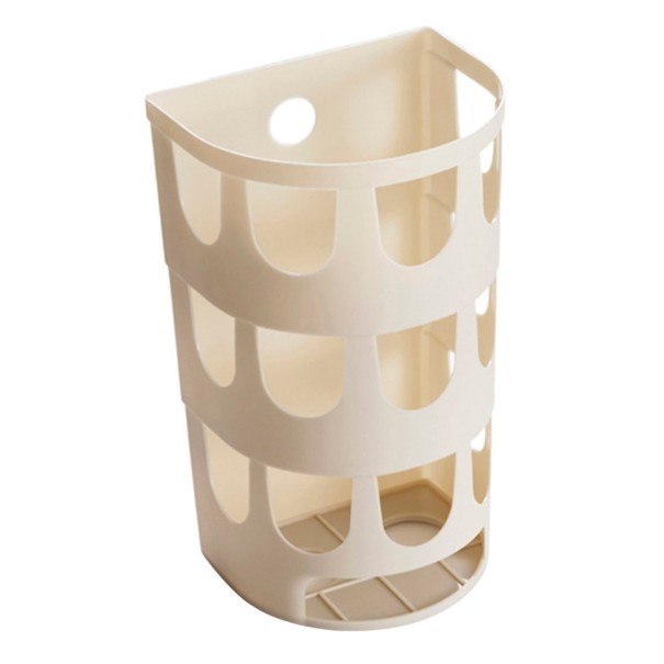Hængende plastikkurv beige