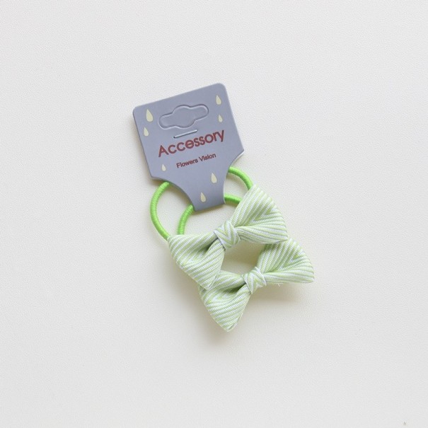Hair Ties with Bow - 2 pcs 12
