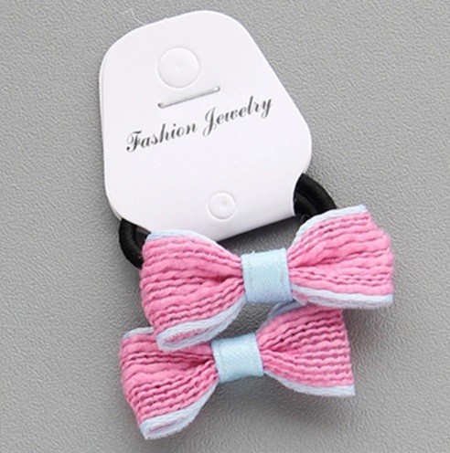 Hair Ties with Bow - 2 pcs 5
