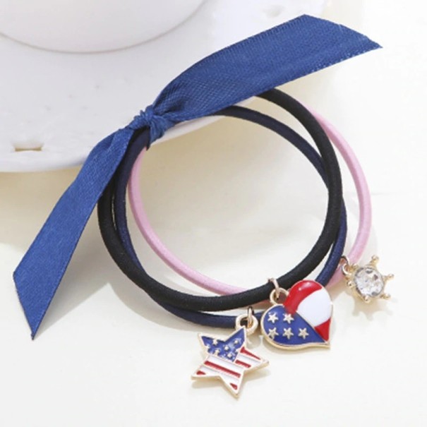 Hair Ties with Charms - 3 pcs 5