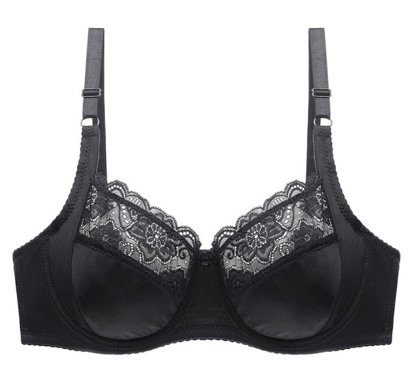 Halbgepolsterter Damen-BH schwarz 95C