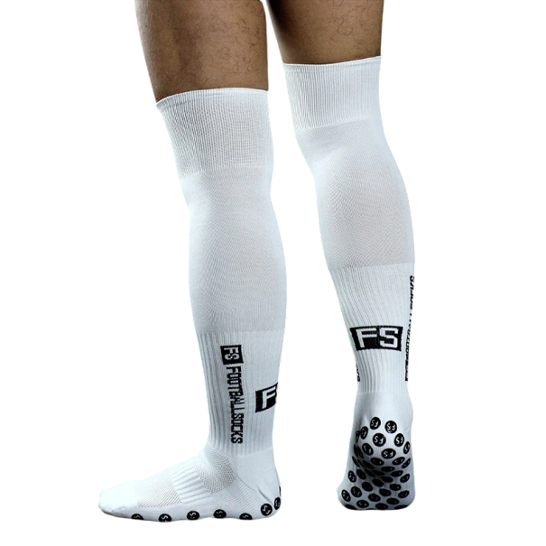 Halkfria fotbollsstrumpor, sportknästrumpor, unisex, elastiska, andas, knähöga, för fotboll, träning och matcher