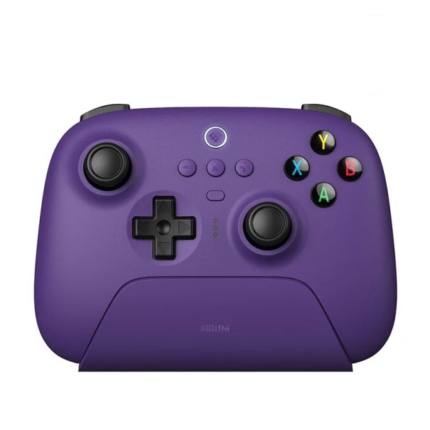 Hall Effect Joystick Gamepad Drahtloser Bluetooth-Gamecontroller für Steam PC IOS Android 480 mAh 14,7 x 10,4 cm lila