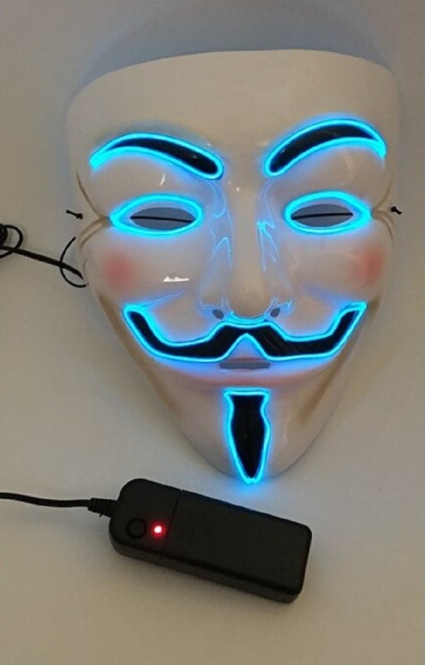 Halloween-maske C1193 blå