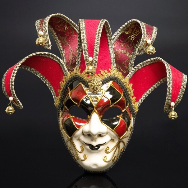 Halloween-maske H1093 rød