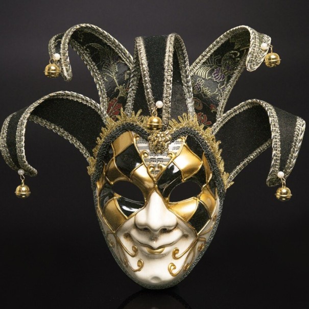 Halloween-maske H1093 sort