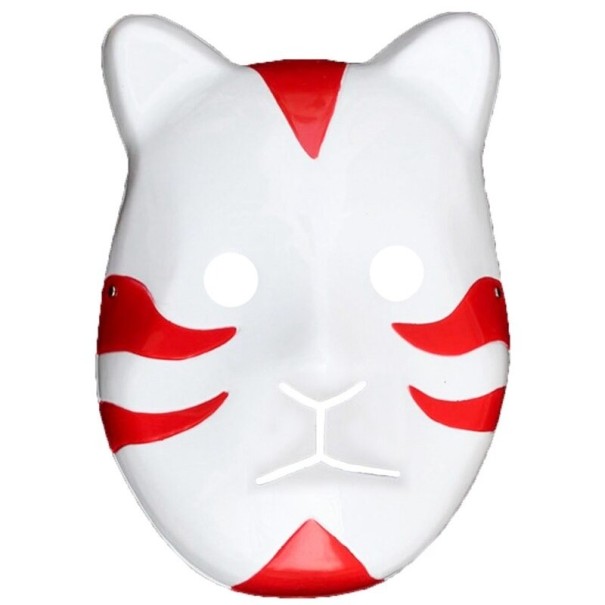 Halloween-maske H1095 rød