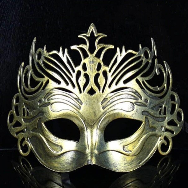 Halloween-Maske H1113 golden