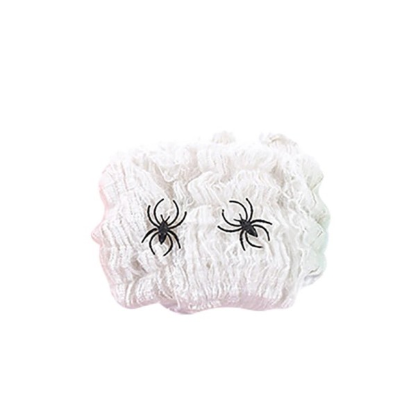 Halloween spinnenweb decoratie wit