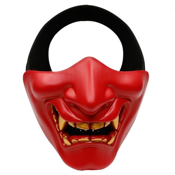 Halloweenska maska C1170 červená