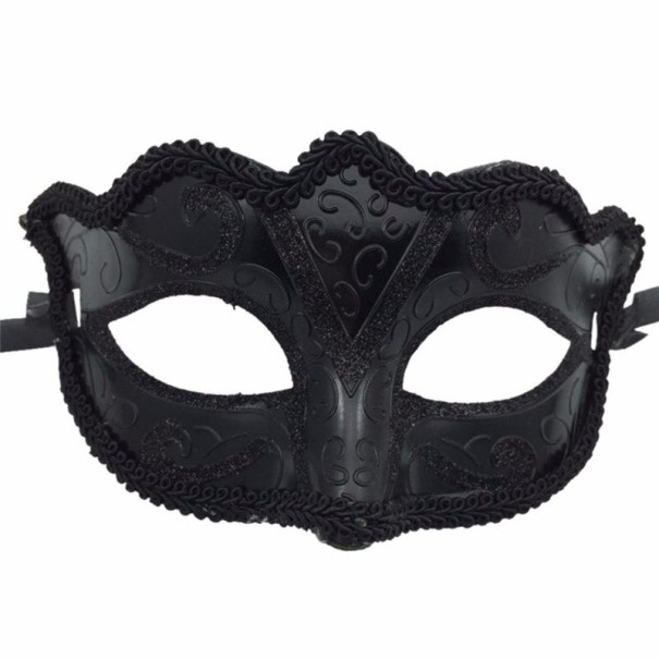 Halloweenská maska H1135 černá