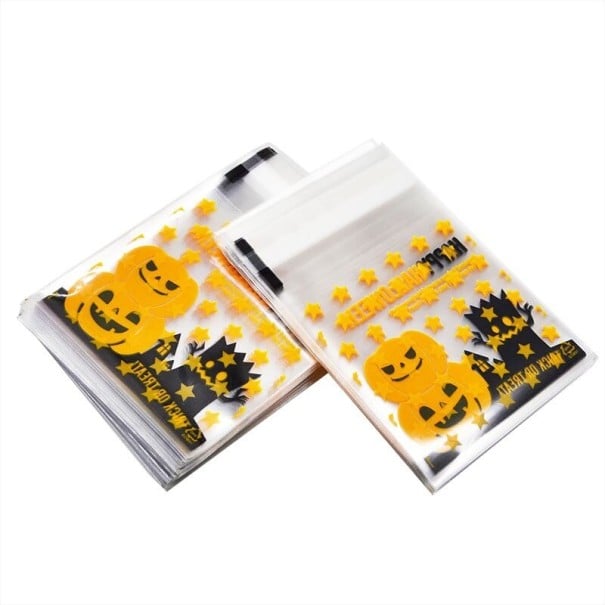 Halloweenske darčekové vrecúška 100 ks 1