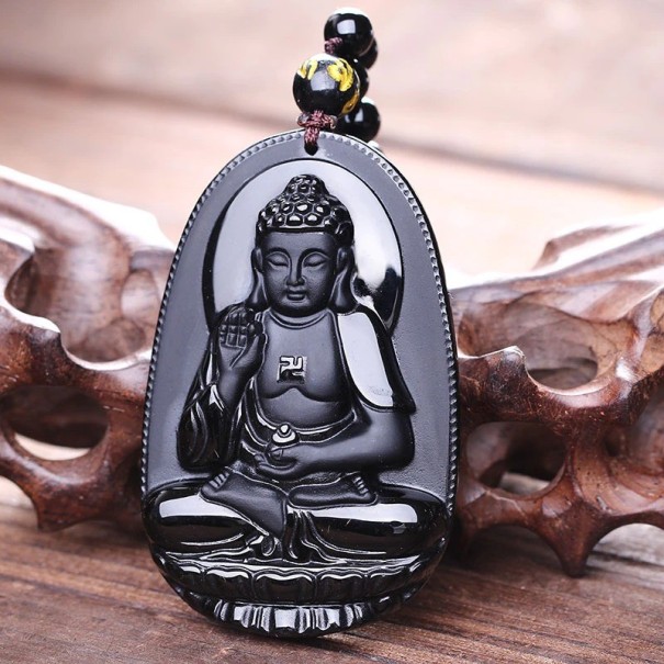 Halsband med Buddha