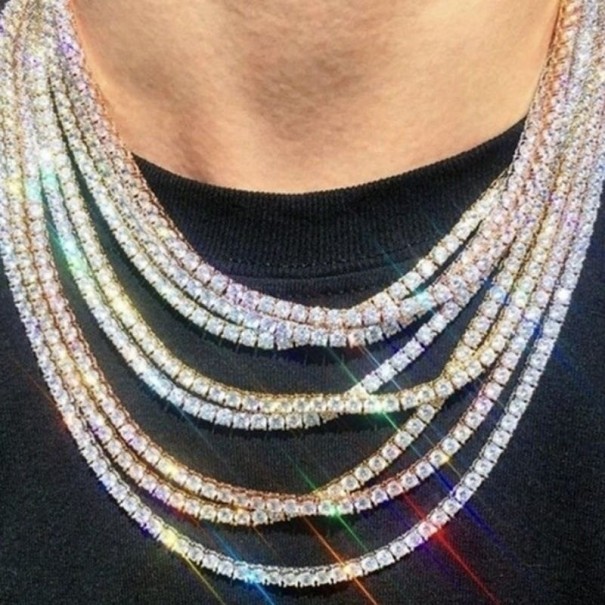 Halsband med zirkoner