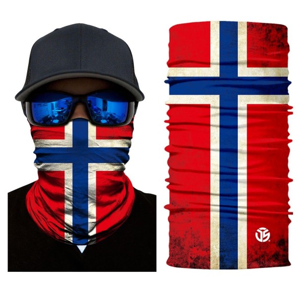 Halsduk med flaggtryck 19