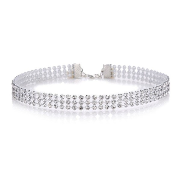 Halskæde med choker til kvinder 1 cm