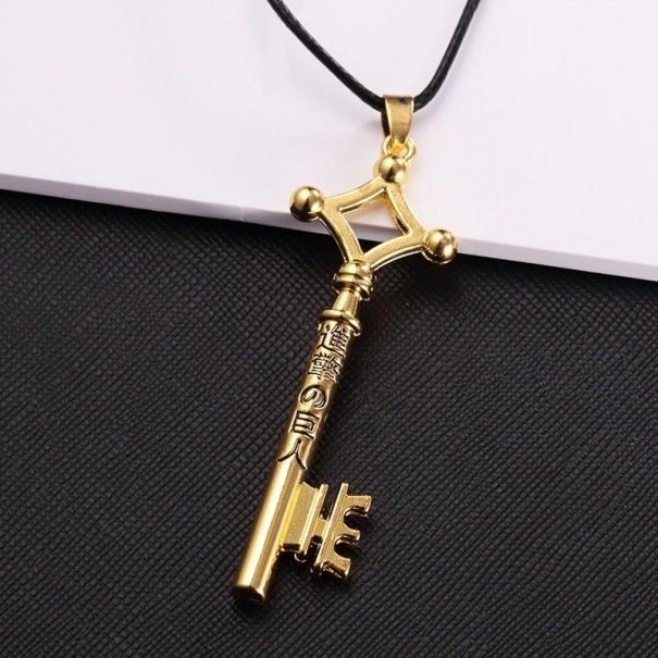 Halskette mit Schlüssel D316 golden