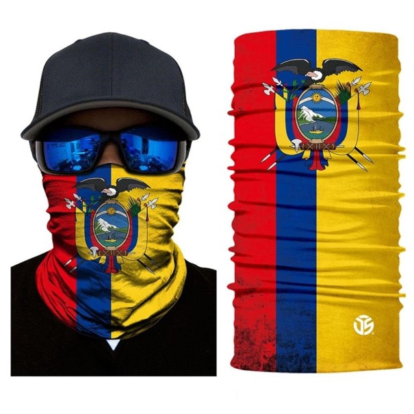 Halstørklæde med flagprint 17