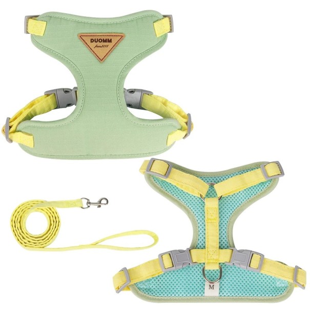 Ham pentru pisici și câini mici 2–3 kg XS Reglabil Ham respirabil cu plasă și lesă Set confortabil pentru exterior verde Ham pentru pisici și câini mici 2–3 kg XS Reglabil Ham respirabil cu plasă și lesă Set confortabil pentru exterior verde