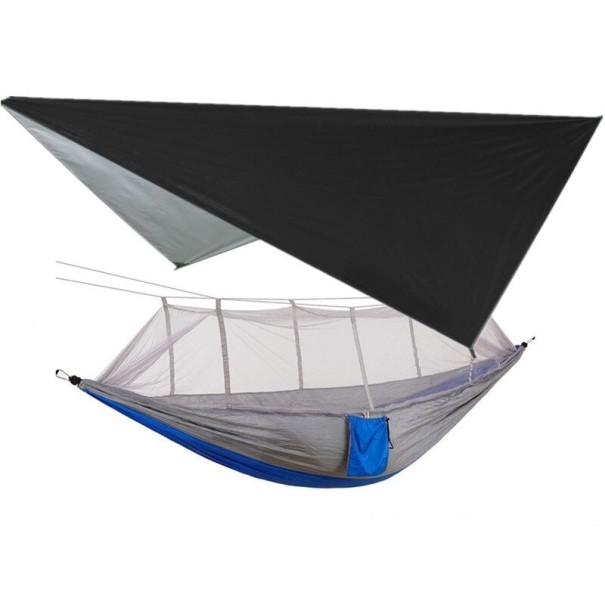 Hamac cu husă de ploaie P3743 gri