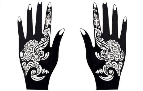 Hand-Henna-Tattoo-Vorlagen J3450 3