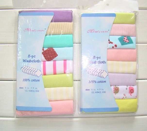 Handdoek voor pasgeborenen - 8 stuks voor meisjes