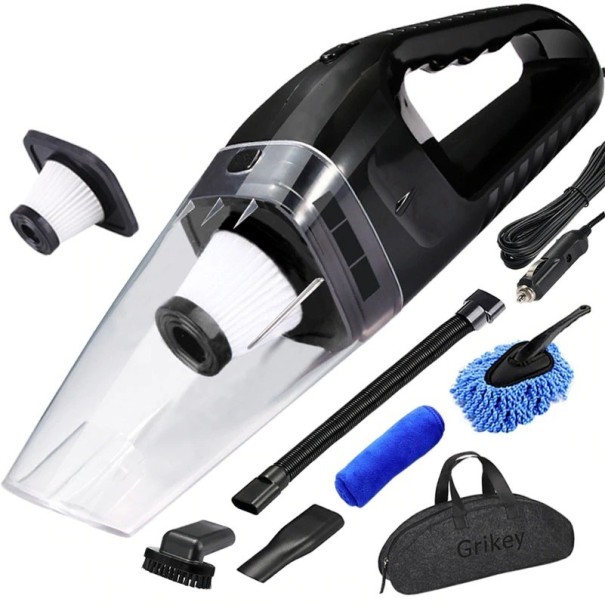 Handheld autostofzuiger zwart
