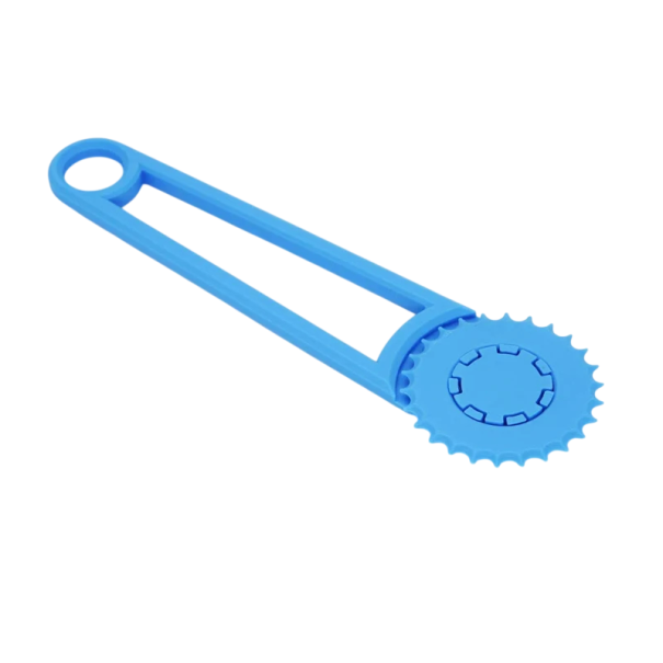 Handmatige rolperforator voor karton 20,5 cm Verstelbare afstand tussen de gaten Ergonomisch gereedschap voor het perforeren van papier en karton blauw