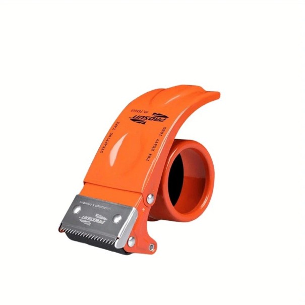Handmatige tape dispenser Metalen afroller voor hoge belasting Automatisch snijden en afsluiten Effectieve sluiting van dozen Verschillende kleuren oranje