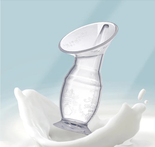 Handmilchpumpe aus Silikon 1